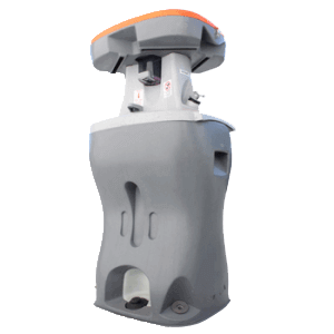 Porta Potties For Construction 2 Station Warm Water Handwash For Rental