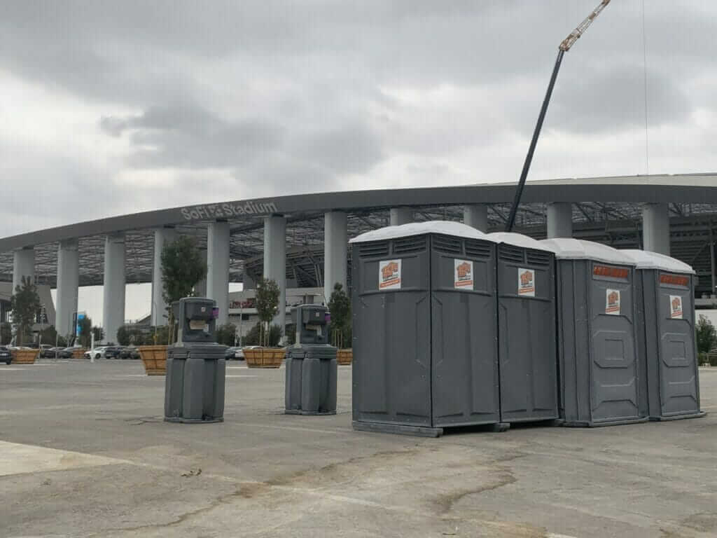 Portable Toilets Hand Wash At Sofi Stadium - 1Stjon